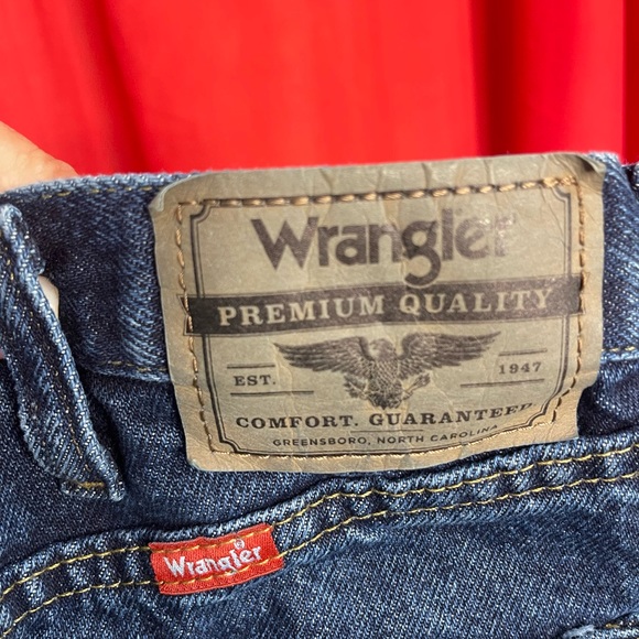 Wrangler blue jeans, 3430 like brand new - Picture 3 of 4